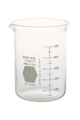 DWK מדעי החיים 14000-250 KIMAX נמוך בצורת גביע גריפין, 250 מ ל קיבולת, חבילה של 48