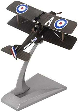Baoblaze Diecast מטוס 1:72 מלחמת העולם הראשונה הבריטים SE.5a מתכת 4.3 אינץ ' כנפי דגם המשרד לאספנים קישוט