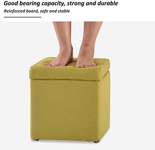 ג Xing אחסון צואה, בסלון ספה צואה יכול לשבת על נעל-שינוי שרפרף בד שרפרף נמוך יצירתי אופנה משק הבית אחסון צואה (8 צבעים)