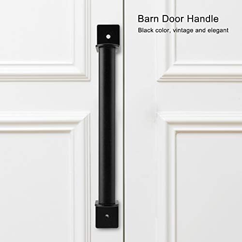 דלת עץ ידית דלת האסם לטפל, שחור ידיות דלת האסם, למשוך, פחמן פלדה משוך את הידית ידית הדלת, דלת האסם חומרה עבור דלת הזזה