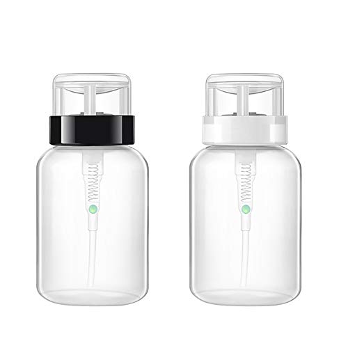 200ml פלסטיק מתקן בקבוק מסמר UV ג ' ל לק להסרת מים ריק לחץ מיכל - לבן