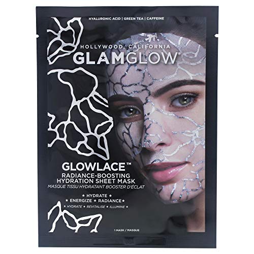 Glamglow Glowlace הזוהר לחיזוק הידרציה גיליון המסכה על ידי Glamglow לנשים - 1 Pc המסכה